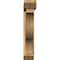 Ekena Millwork Funston Slat Rough Sawn Bracket w/ Offset Brace, Western Red Cedar, 6"W x 32"D x 32"H BKT0604X32X32FST06RWR - alternate 2